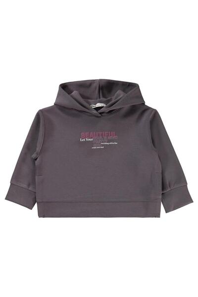 Civil Girls Όμορφο εμπριμέ φούτερ για 2-5 ετών - Γκρι 2-3 ετών