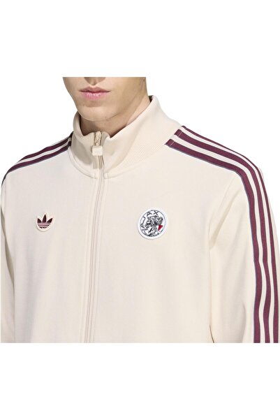 adidas JM7347-E Ajax Amsterdam Terrace Erkek Ceket Krem