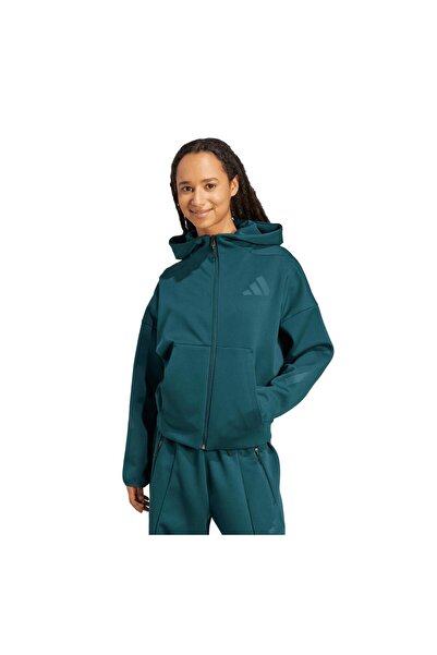 adidas JW5321-K W Ζ.ν.ε. Fz Γυναικείο Μπουφάν Πράσινο