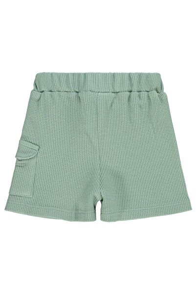 Civil Baby Mobil Aksesuarlı 6-18 Ay Şort - Yeşil 6-9 Ay