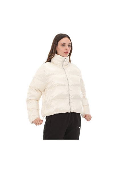 Puma 626514-87 Jachetă pufă albă lucioasă Puma - Palton pentru femei