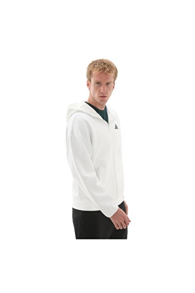 adidas JD4944-E M Fı Sl Fz Ανδρικό μπουφάν Λευκό