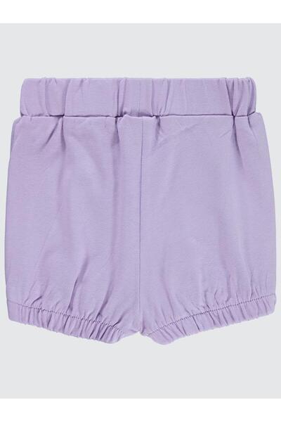 Civil Baby Paça Lastikli 6-18 Ay Kız Şort - Lila18-24 Ay