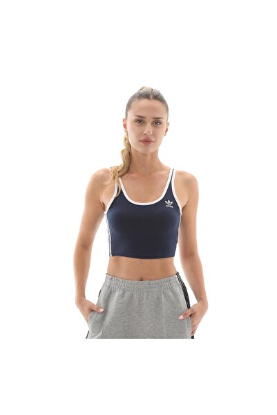 adidas JX5147-K 3S Bra Top γυναικείο μπλουζάκι Navy Blue