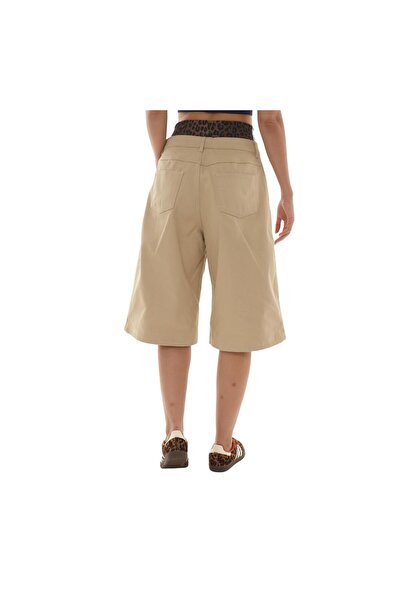 adidas JX8762-K Fb Utılıty Jort Kadın Şort Ve Kapri Krem
