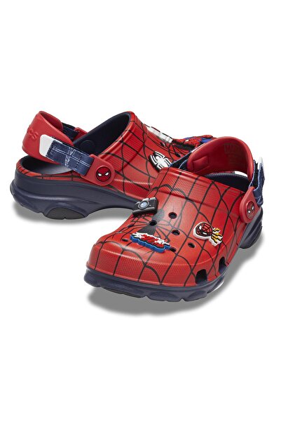 Crocs 209258-410 Spider-Man All Terrain Clog T &amp;Ccedil;ocuk Terlik Kırmızı