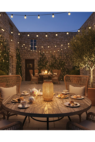 Özcan Aydınlatma 4457-S06 Dış Mekan Solar Masa Lambası D23 X H44Cm