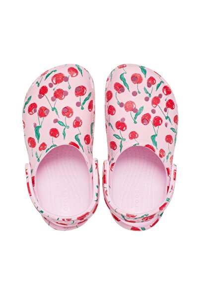 Crocs 211170-6ZW Classic Fructe Proaspete Clog T &amp; Ccedil;Papuci pentru copii roz
