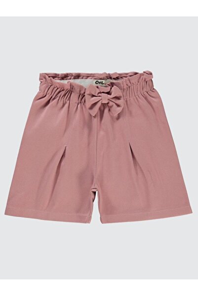 Civil Girls Bel Fırfırlı 6-9 Yaş Şort - Pembe 8-9 Yaş