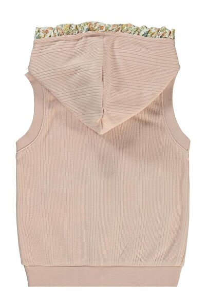 Civil Baby Çizgi Raporlu 6-18 Ay Yelek - Pudra6-9 Ay