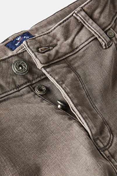 W Collection Narrow Fit Dark Brown Trousers