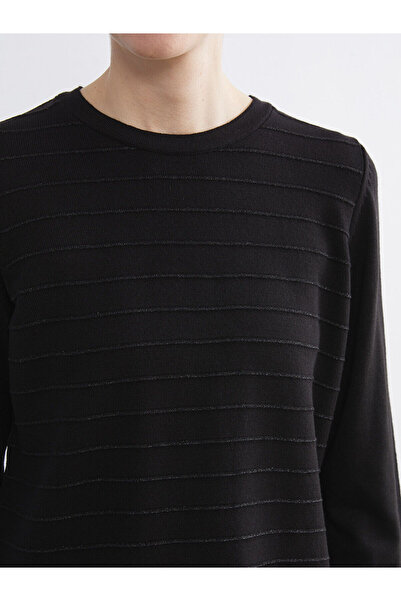 LC Waikiki Crew Neck Striped Women's Knitwear Sweater