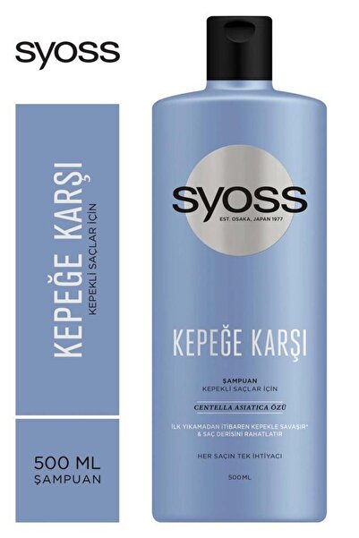 Syoss Kepeğe Karşı Şampuan 500 ml X 2 Adet