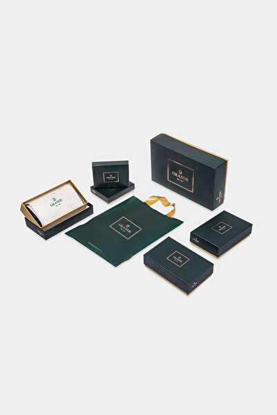 Grande 865 Genuine Leather Premium Card Holder Navy Blue