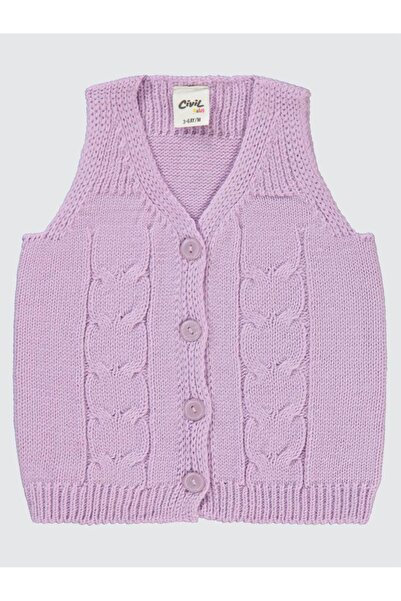 Civil Baby Hair Braided 3-18 Months Vest - Lilac 12-18 Months