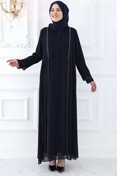 Modaviki Βραδινό φόρεμα Navy Blue Lavin - ISR966