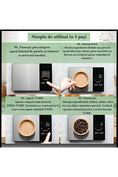 OEM Smart kitchen scale, Bluetooth + app, 5 kg, Apple Health & Fitbit smart app