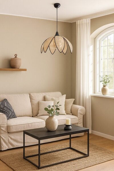 luminza tasarım Hasır Hazeran Tekli Avize 1 adet