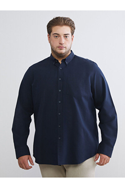 LC Waikiki Artı Yeni Sezon Regular Fit Uzun Kollu Oxford Erkek Gömlek