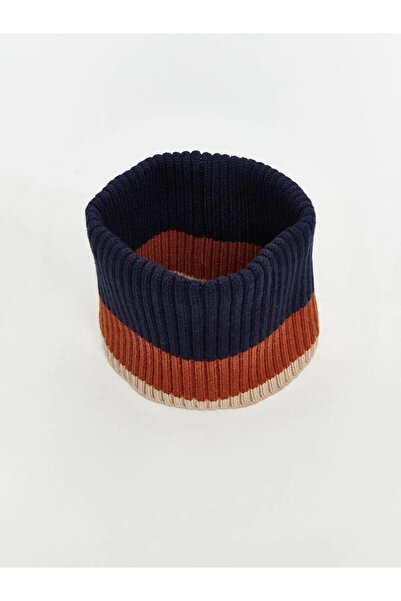 LC Waikiki Lcw Color Blocked Boy's Beret and Neck Collar (W5)