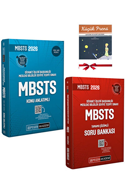 Pegem Akademi Yayıncılık 2026 Pegem MBSTS Mesleki Bilgiler Seviye Tespit Sınavı Konu Anlatımlı Soru Bankası Seti