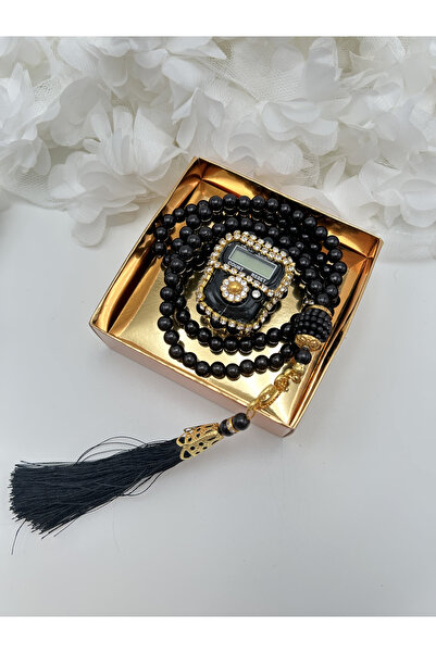 lenagiftworkshop 1 قطعة هدية سوداء مربعة المهر مجموعة مسبحة وحجر الزيكرماتيك ...