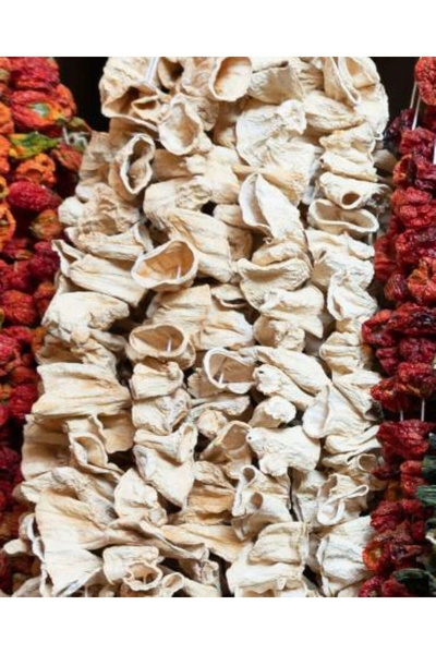 fatoş yöresel GAZİANTEP YENİ MAHSUL DOLMALIK KABAK 1 DİZİ (50 ADET)