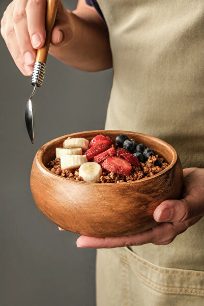 AVANTAGE HOME Bella - Acacia Set of 3 Large Size Bowls 25 cm / 20 cm / 15 cm