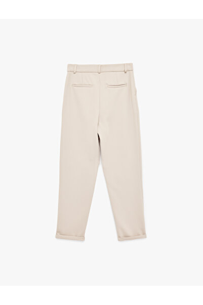 Koton Slim Fit Cepli Pile Detaylı Cepli Chino Havuç Pantolon
