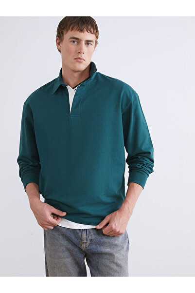 LC Waikiki Özmarka New Season Polo Neck Men's Sweatshirt