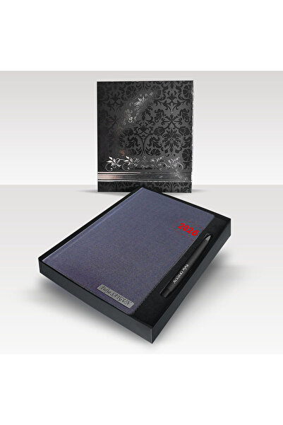 promosyon denizi Kişiye Özel Kutulu 13x 21 Cm 2026 Tarihli Kırmızı Yaldız Bas...