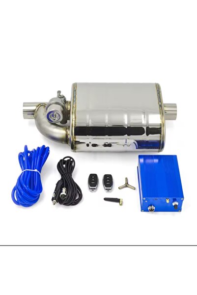 OEM Sport muffler with Vacuum Exhaust Flap, Stainless Steel, 63 MM