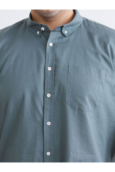 LC Waikiki Ανδρικό πουκάμισο με μακρυμάνικο μοντέρνο σχέδιο Vision New Season Regular Fit