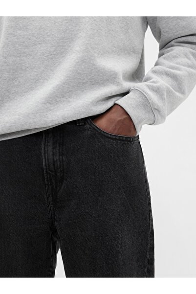 GAP Erkek Siyah Relaxed Jean Pantolon