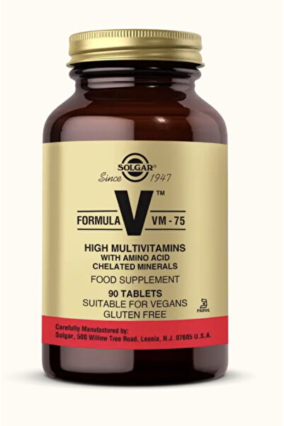 Solgar VM 75 Multivitamin 90 Tablet - (SKT: 09/2027)