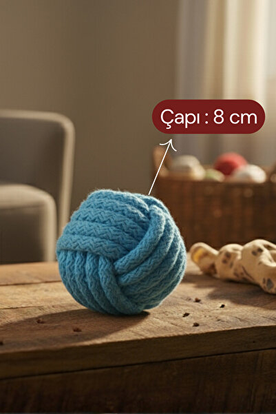 shop Monkey Fist Ball – Köpekler İçin Dayanıklı ve Eğlenceli Top Oyuncağı (Me...