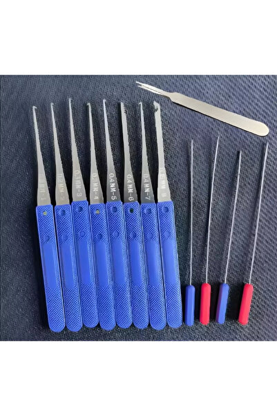 Choice 13 pcs Multi-Functional Locksmith Tool Kit: Lock Picks, Padlock Repair, Broken Key Removal & Door/Co