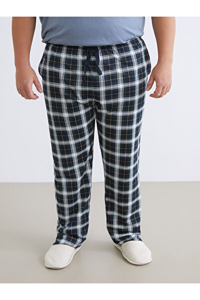 LC Waikiki Peak Yeni Sezon Standart Kalıp Ekose Erkek Pijama Alt