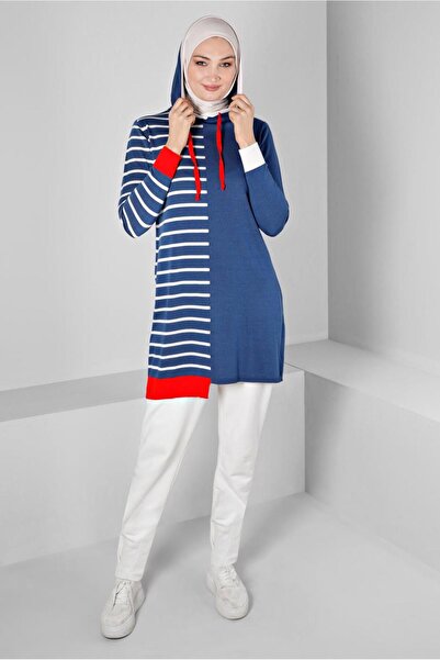 Alvina TUNICĂ CU CAPĂ CU DUCĂ cu glugă İKO 43179