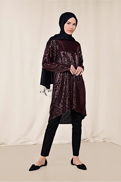 Alvina 4063 Model Sequin Tunic