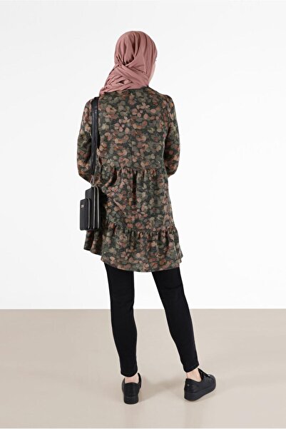 Alvina LACED DETAIL PATTERNED FOLDED TUNIC 42320