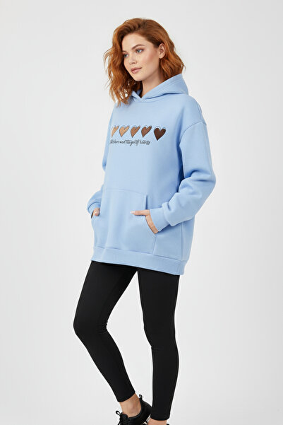 UNCİA OUTDOORS Φούτερ Unisex με στάμπα με κουκούλα