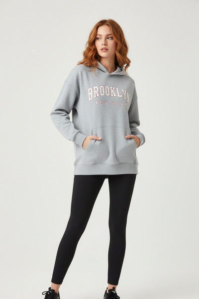 UNCİA OUTDOORS Gâtul O cu imprimeu supradimensionat unisex