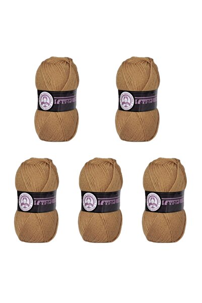 Ören Bayan خيط الحياكة المفضل من أورين - بني حليبي - عبوة من 5 قطع - (رمز اللون: 099)