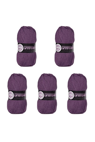 Ören Bayan خيط حياكة أورين المفضل - لون أرجواني - عبوة من 5 قطع - (رمز اللون: 104)