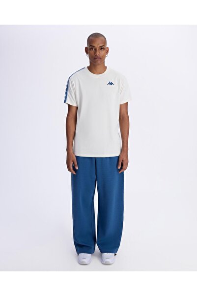 Kappa Authentic 222 Banda Pueblogt Erkek Beyaz Regular Fit Tişört