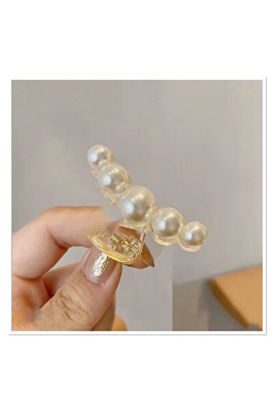 NEW HİLL İncili orta Boy Mandal Toka,4,5 CM