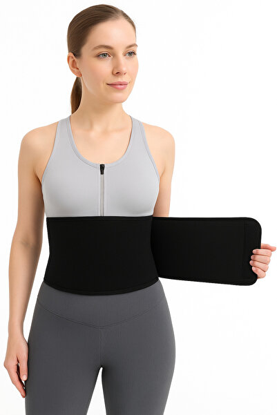 SAUNA SUIT Termal Terleme Bel Göbek Basen Korsesi Fitness Sporcular Için Terletme Bel Kemeri