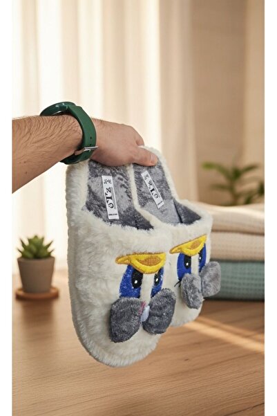 Slipcat Cute Bowknot Duffy Duck Figured Embroidered Non-Slip Sole House Slippers