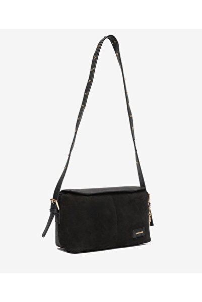 Greyder Kadın Siyah Hakiki Deri Çapraz Çanta 5K2CN69773